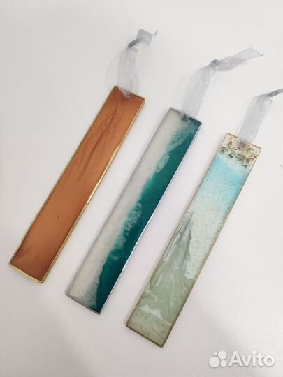 Закладки для книг из эпоксидной смолы