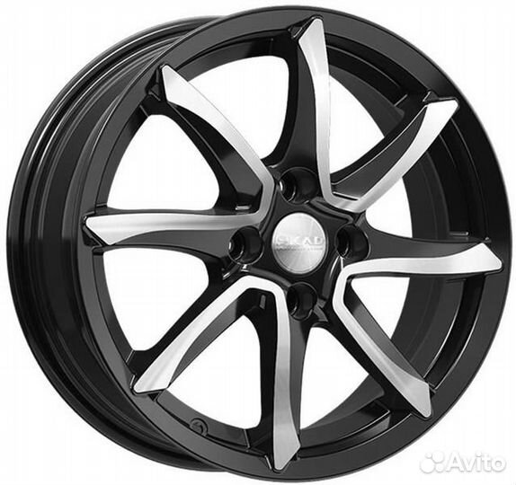 Скад Осака : 6x15 4*100 Et:40 Dia:60.1 алмаз черный