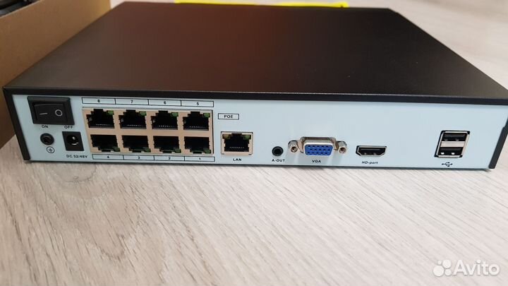 Комплект видеонаблюдения 4 камеры POE