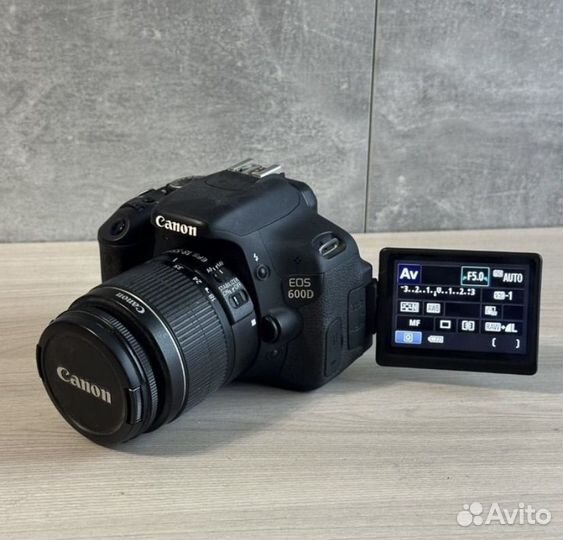 Фотоаппарат canon eos 600d kit ef s 18 55mm f