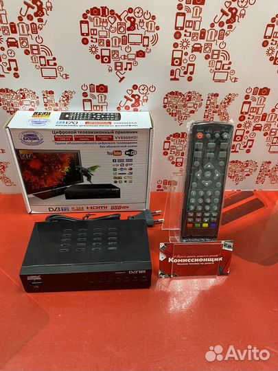 Цифровая тв приставка 20 каналов с YouTube om1