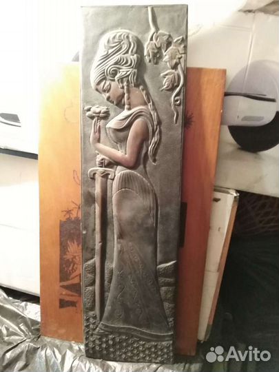 Картина медная чеканка СССР