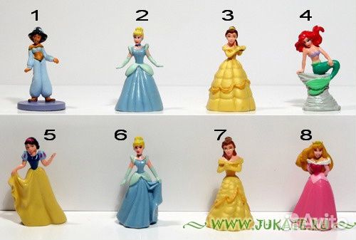 Серии игрушек Ландрин -Чебурашка,Али-Баба,принц