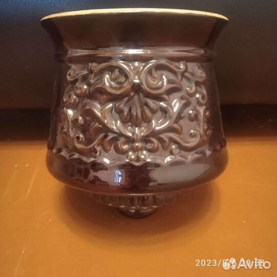 Кашпо для цветов настенное (керамика)