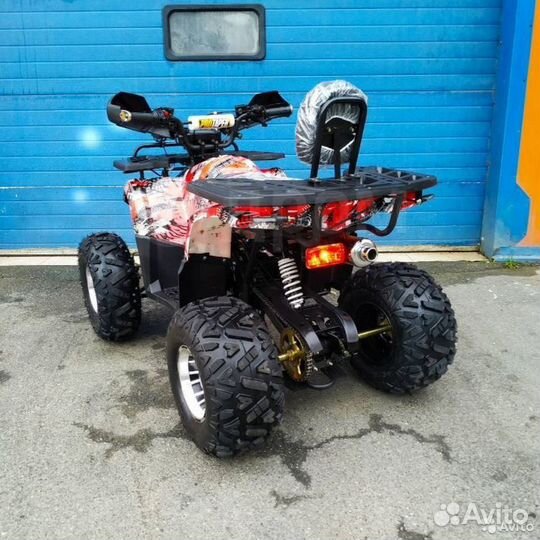 Детский квадроцикл Yamaha Aerox 125 красный