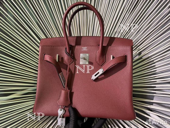 Сумка Hermes Birkin 30 Rouge Garance