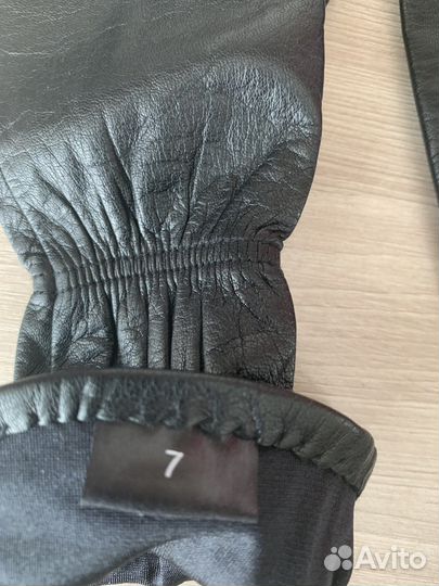 Перчатки женские кожаные новые