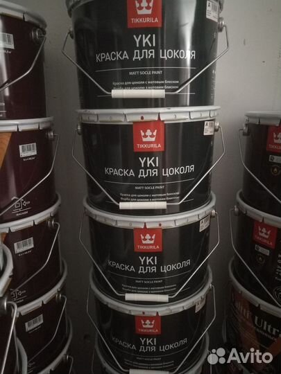 Фасадная краска Tikkurila Yki 0,9л