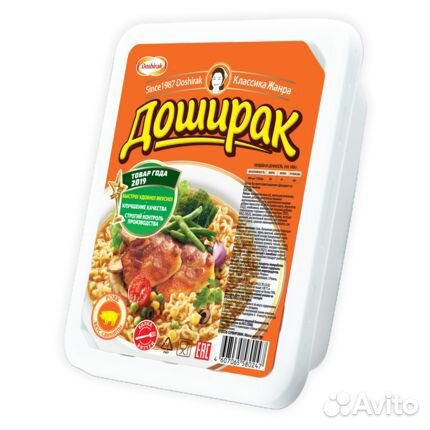 Лапша Доширак со вкусом Свинины 90г (опт)