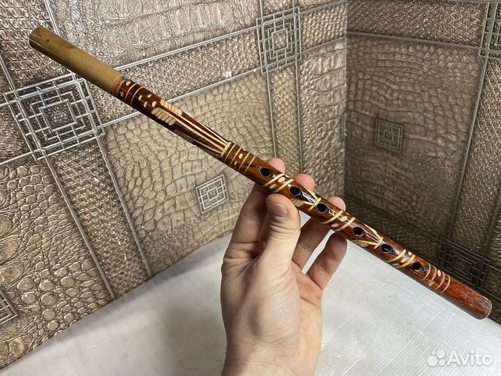 Флейта дудка ручной работы дерево