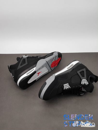 Кроссовки Air Jordan 4 Retro SE Black Canvas