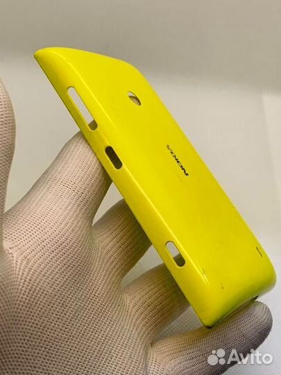 Nokia Lumia 520. Задняя крышка. Жёлтая. Ориг