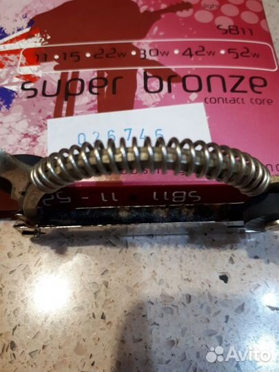 Каподастр для гитары Tromon ГДР.Струны для гитары