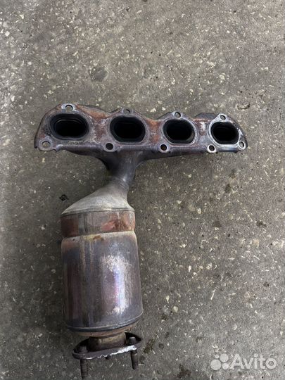 Выпускной коллектор cfna с катализатором