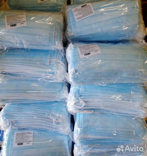 Маски одноразовые