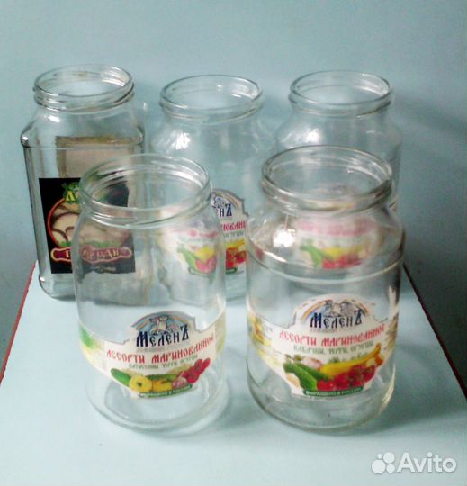 Банки стеклянные 0.5 - 0.9 л