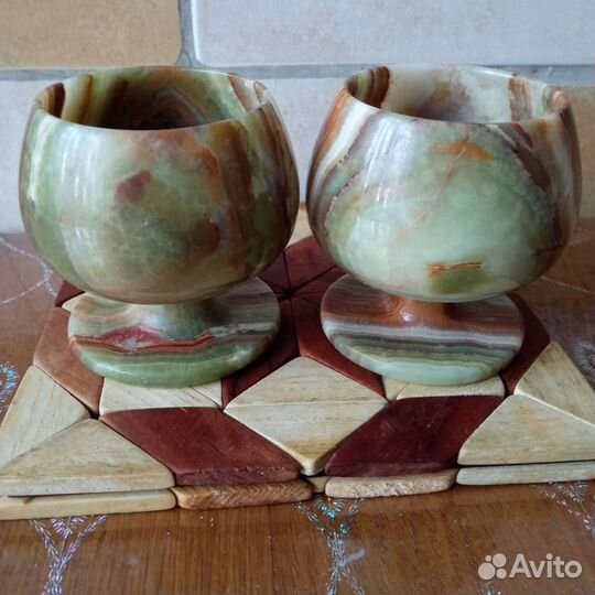 Бокалы из оникса