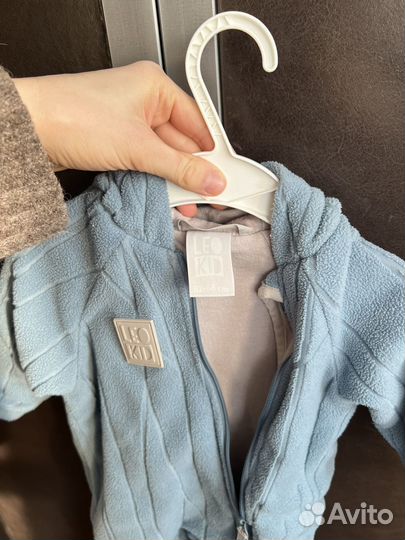 Флисовый комбинезон 62 68 leokid