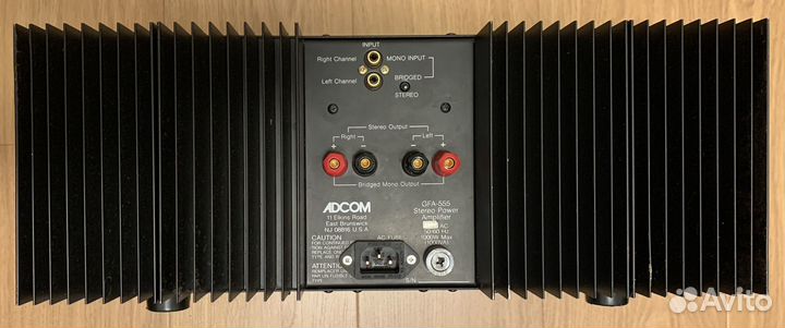 Усилители adcom GFA-555 mk-l, GFP-555 mk-l (USA)