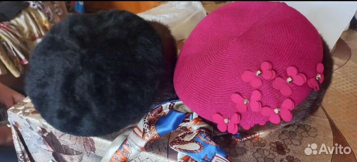 Норковая шапка женская