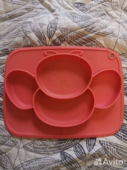 Силиконовая тарелка детская