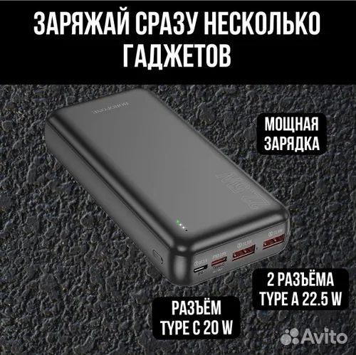 Повербанк Borofone BJ33A 20000mAh