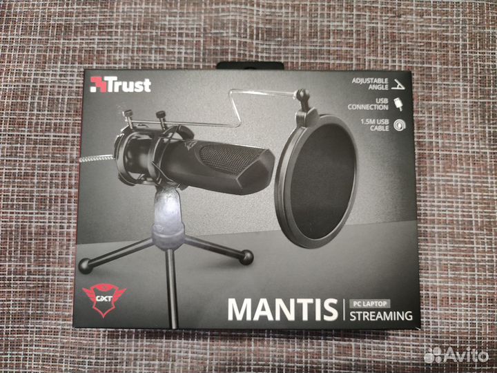 Микрофон Trust GXT 232 Mantis Новый