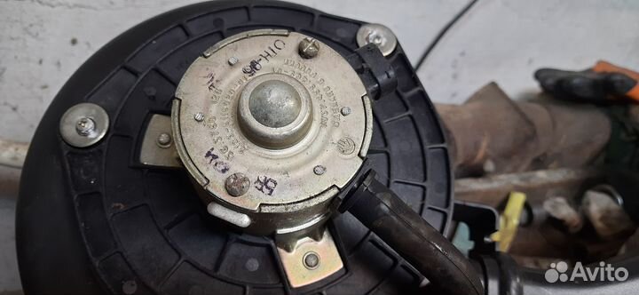 Моторчик отопителя в сборе на kalina 1