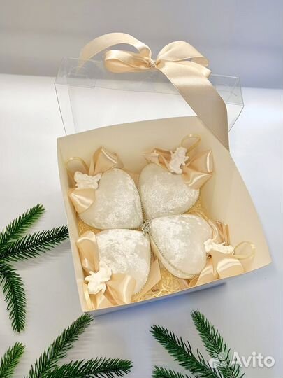 Игрушки на елку ручная работа бархатные