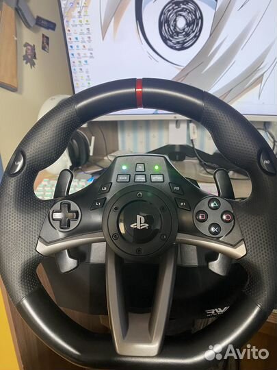 Игровой руль hori racing wheel apex