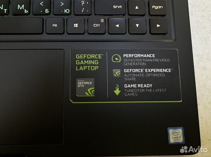 Игровой Ноутбук Xiaomi mi Laptop gen1 i7/GTX1060