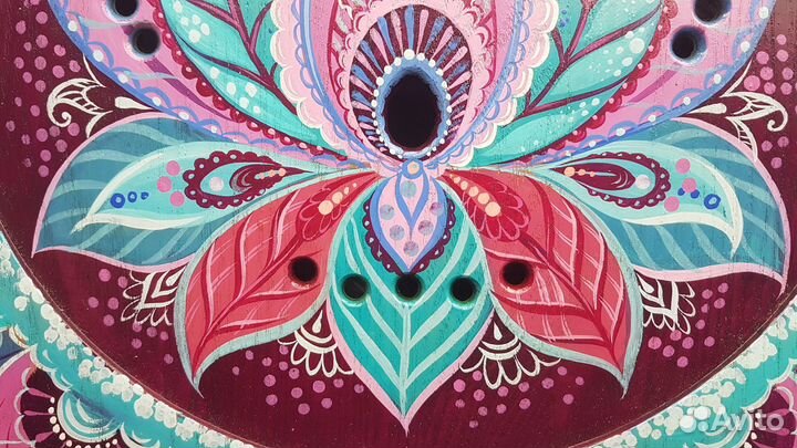 Чабань чайная стол Лотос с художественной роспись