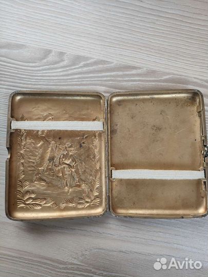 Портсигар серебряный СССР