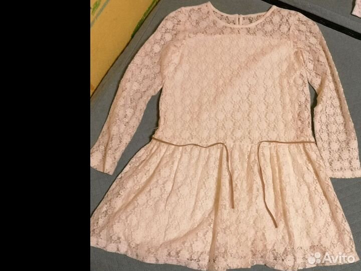 Блузки в школу и белое платье 134