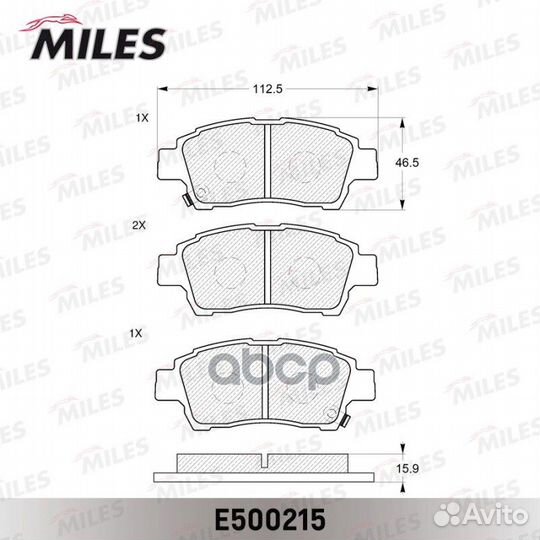 Колодки тормозные передние (Смесь ceramic) toyo