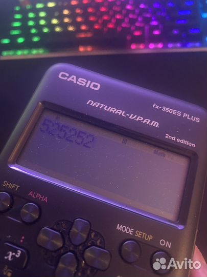 Калькулятор casio fx-350ES plus