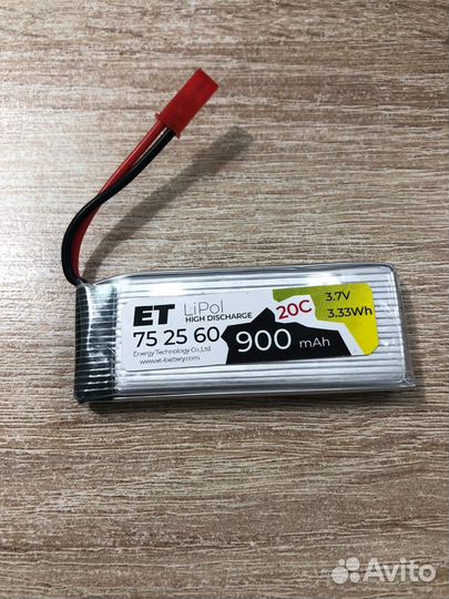 Аккумулятор ET LP752560-20CJ 3.7В, 900мАч, Li-Pol
