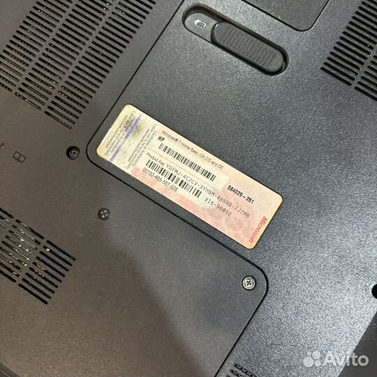 Hp pavilion g6 на запчасти