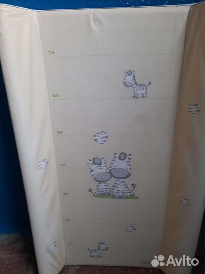 Пеленальная доска с ростомером