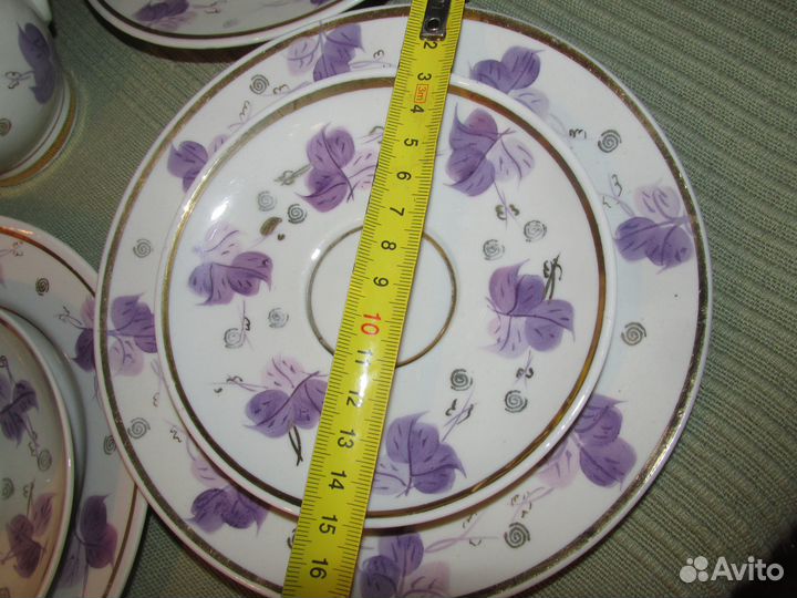 Сервиз кофейный Зугдидский фз, коллекционный 1960г