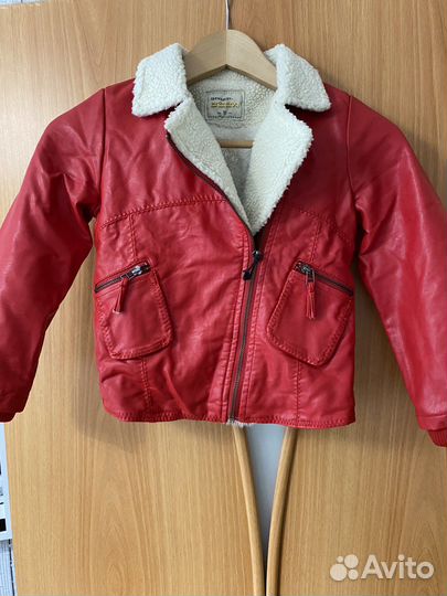 Куртка косуха для девочки, утепленная