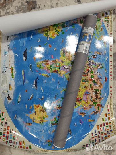 Карты формат 100х70 см