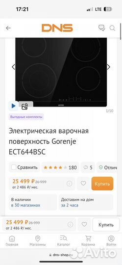 Варочная панель электрическая gorenje