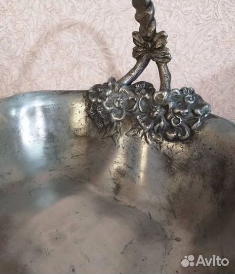 Ваза для фруктов олово Германия