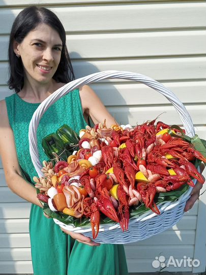Съедобные мужские букеты из раков