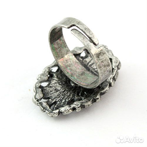 Безразмерное винтажное кольцо «Семь граней»