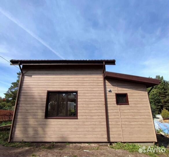 Фасадные работы облицовка фасада сайдинг