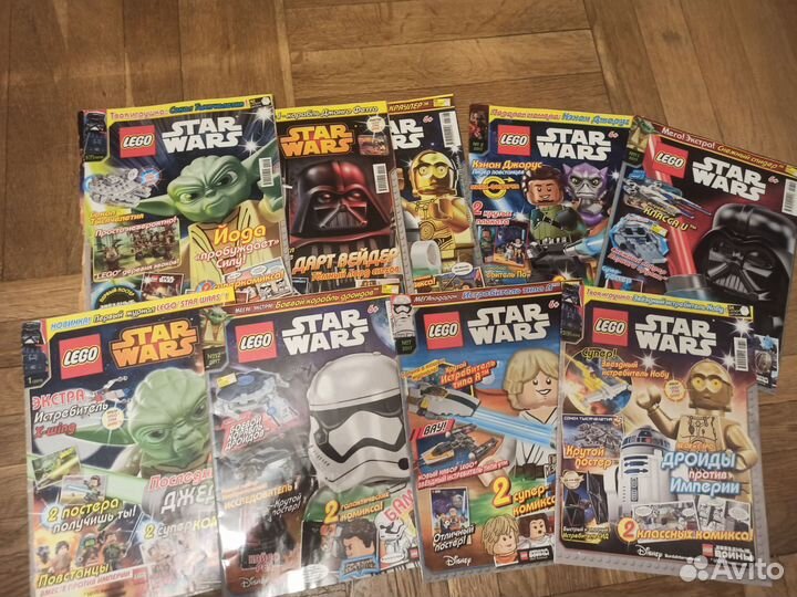 Журнал lego, ниндяго, Бэтман, звёздные воины, сити