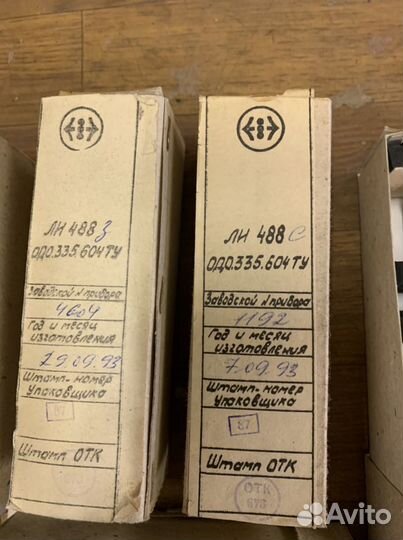 Видикон ли-488,новые и б/у. Радиолампы