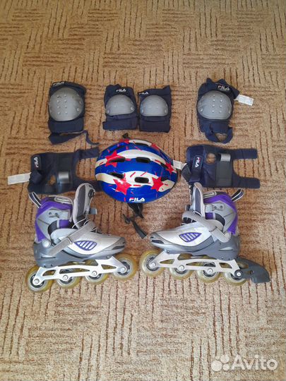 Коньки Ролики р. 37-40 раздвижные